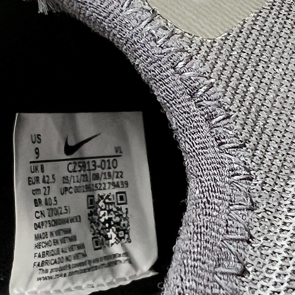 Nike Force Air Zoom Elite Trout 8 Metal Baseball Cleats Black CZ5913-010 Size 9 - Picture 8 of 8